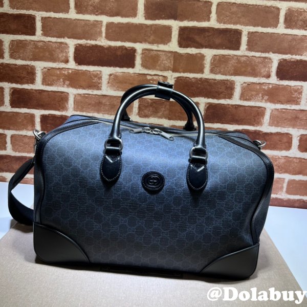 Replicas Gucci 696014 Duffle Interlocking G GG Supreme Bag