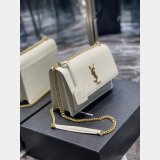 Shop Saint Laurent Sunset Mono Crossbody Bag 22CM 422906