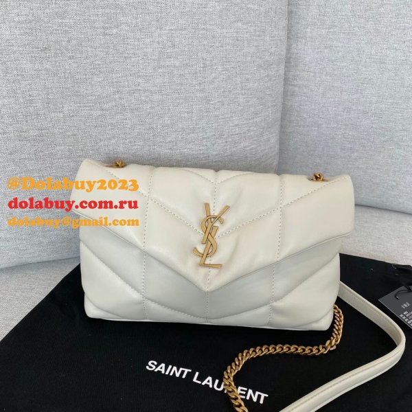 Top Quality best YSL LOULOU PUFFER HANDBAG 23cm