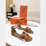 BEST HERMES SANTORINI EPSOM SANDALS 2024