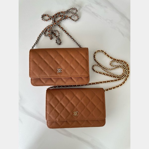 CLASSICAL Knockoff CC WOC SMALL CAVIAR LEATHER CHAIN BAG