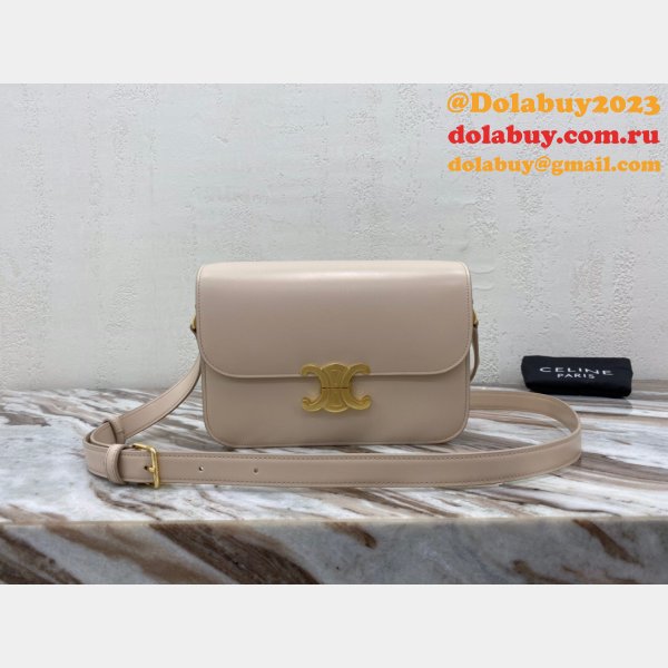 The Best Celine 1:1 Mirror Triomphe Replica Dolabuy 22cm Bag