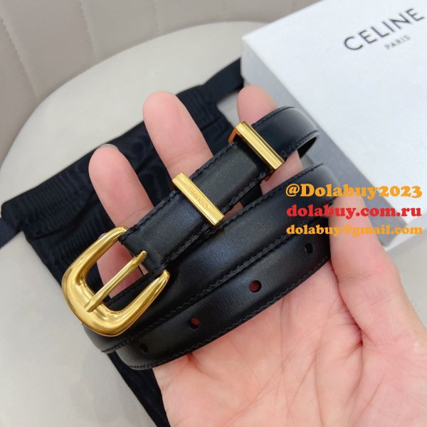 Buy Best Celine Belts Dolabuy 18mm Black Sells