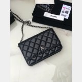 Top Quality CC WOC CHAIN BAG LAMBSKIN 19CM