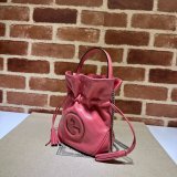 Top Quality gucci bLONDIE MINI BACKET BAG 760313 Replica