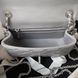 Top Quality CC CF mini classical AS1786 SILVER BALL bag