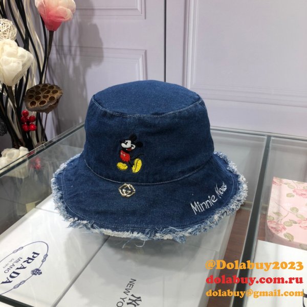 Designer Gucci Mickey fisherman High Quality hat