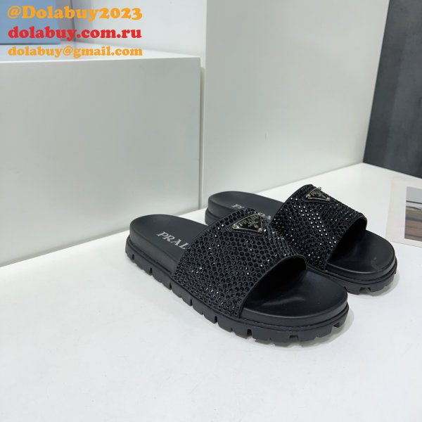 Our Dolabuy Webstore Prada Replica High Quality Flat Sandals