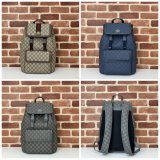 Men Gucci 792114 Ophidia Small GG Backpack Ebony Supreme Copy Bag