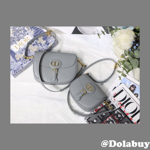 Best Replica Dior Bobby Bag Gray Box Calfskin