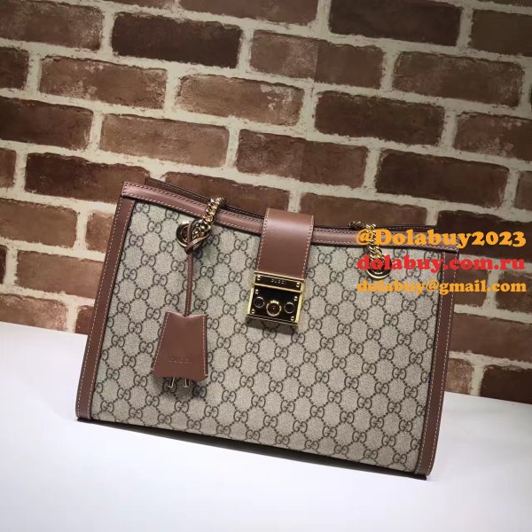 Replicas Gucci Padlock medium GG shoulder bag ‎479197