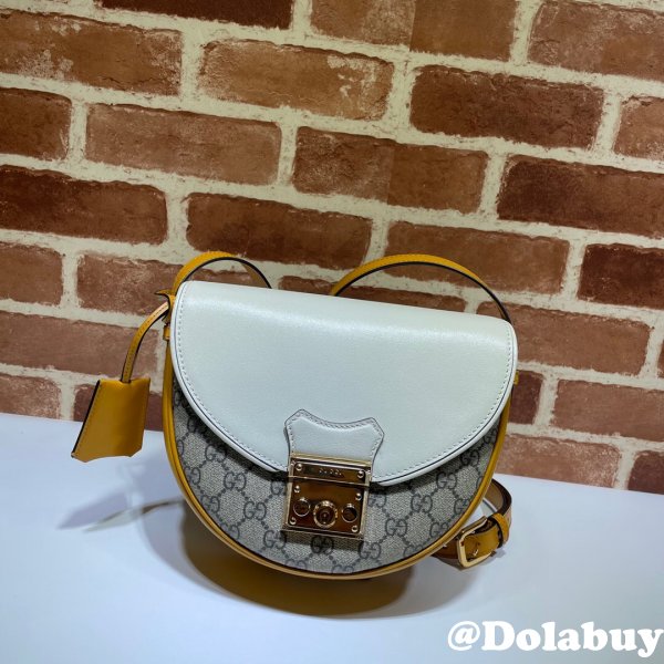 Replica Designer Gucci 644524 White Padlock small shoulder bag