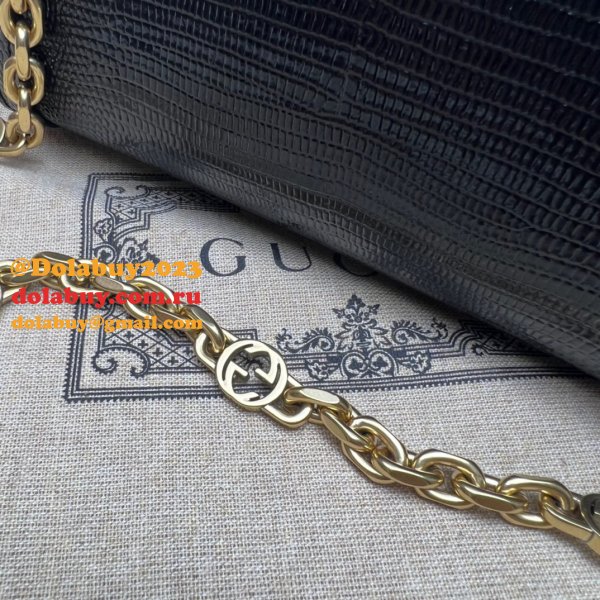 AAA Quality Replica Gucci Diana lizard 675800 bag