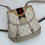 Ophidia Gucci Backpack Ebony Supreme #795221 Replica Handbag