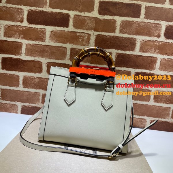 AAA Replica Designer Gucci 660195 Diana small tote leather Handbags