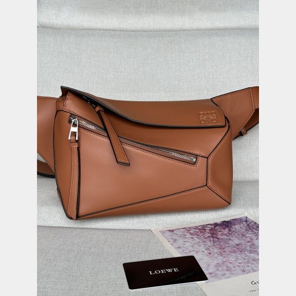 Top Quality Loewe Small Classic Calfskin Puzzle Belt Bag