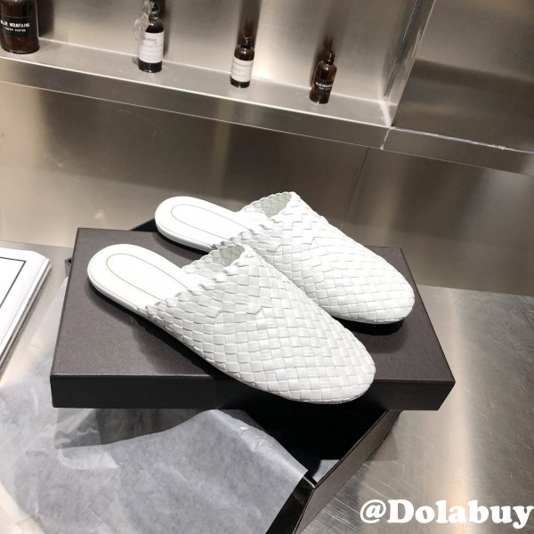 Hottest Bottega Veneta Fashion Slippers White