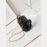 Fashion 24Cmini caviar leather women backpack AP3753