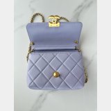 Top Quality CC Shiny Lambskin Crossbody Bag AS4986