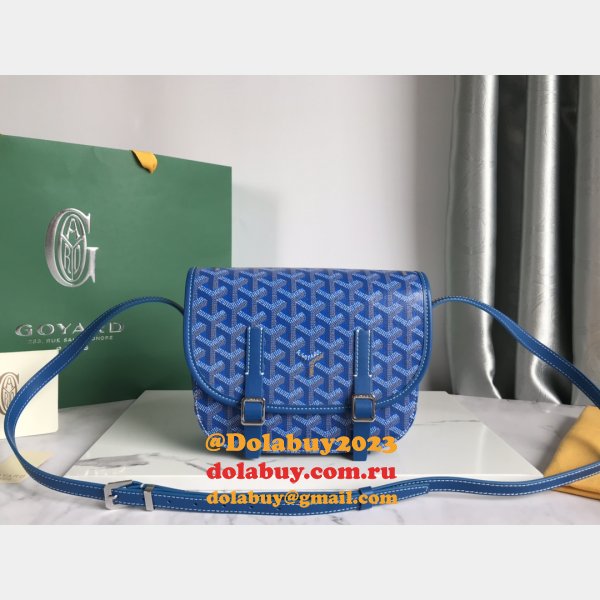 Copy Goyard Chevron Belvedere Duplicate Messenger GY020098 Fake Bag