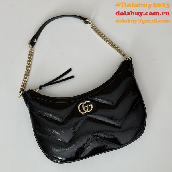 Luxury GG Marmont Gucci 777263 Knockoff Shoulder Black Bag