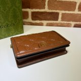 Gucci Our Replica Designer 723787 GG Matelassé Chain Wallet