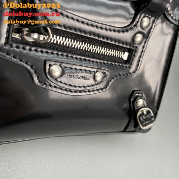 Designer balenciaga cuag Patent leather black