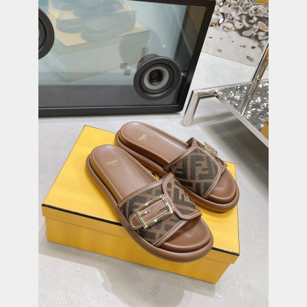 Cheap Fendi Reflections Knockoff Sandals Shoes On Sale