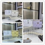 Luxury CC 22P pearl chain lipstick bag AP2581Y