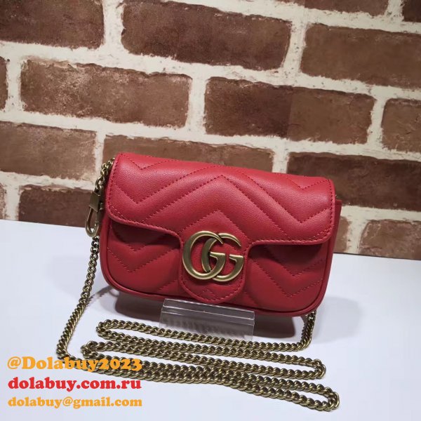 Gucci Marmont Fashion Mini Chevron bag 476433