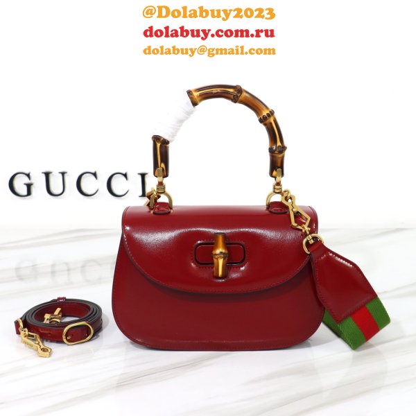 Top Quality Gucci Bamboo 1947 Small Top Handle Bag #675797