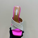 Wholesale AQUAZZURA 1:1 Mirror Rhinestone High-heeled Sandals