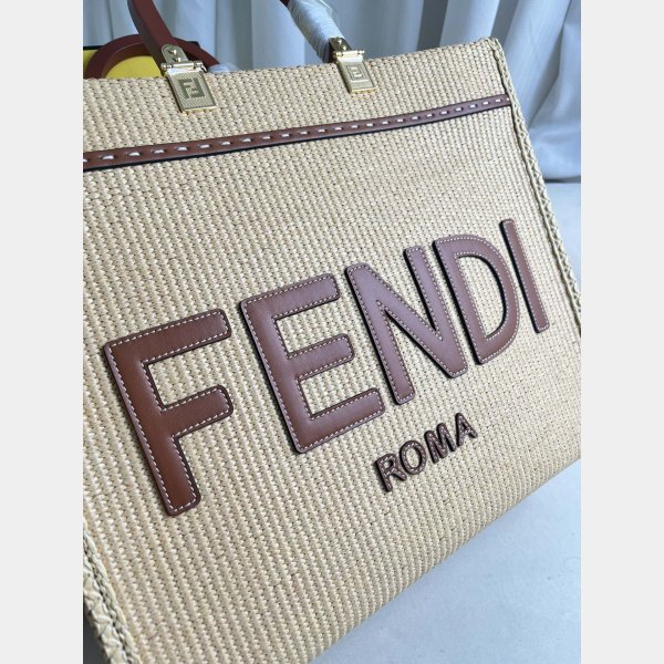 Top Quality Fendi Summer Raffia Shopping Bag Wholesale