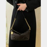 Christian Dior Perfect Fake 3106 Diorstar Hobo Chain Black Macrocannage Crinkled