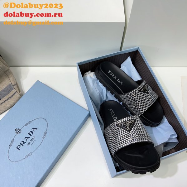 Our Dolabuy Webstore Prada Replica High Quality Flat Sandals