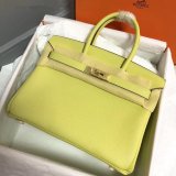 Hermes Birkin 35cm Togo leather Handbags Yellow