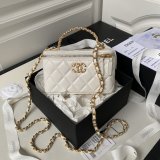 Knockoff Casual Style Vanity AP3663 2Way Chain Plain Party Bags