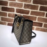 UK Gucci Replica GG Supreme Padlock Small Shoulder 498156 Bag