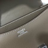 Hermes Constance Bag 18cm Epsom Leather Dark grey