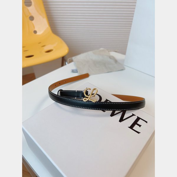 Wholesale Loewe Women Belt 1:1 Mirror Smooth 1.5cm Width