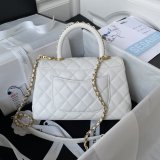 Wholesale Matelasse Top Handle A92990 Designer Bag Caviar 23cm