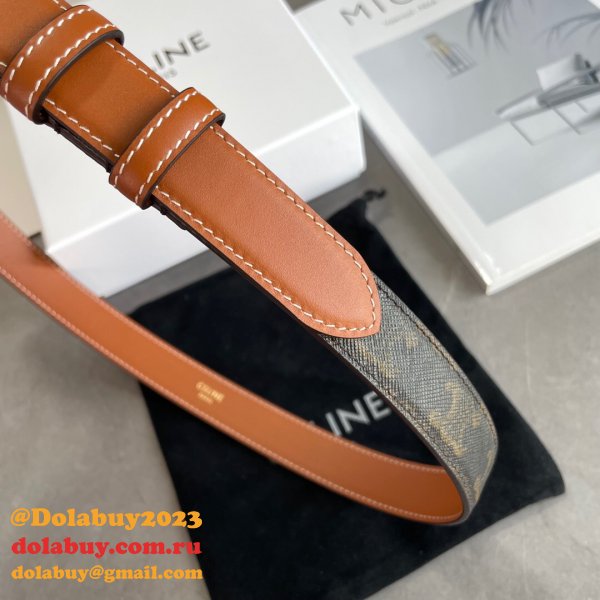 Top Quality Celine 18MM replica belts from china