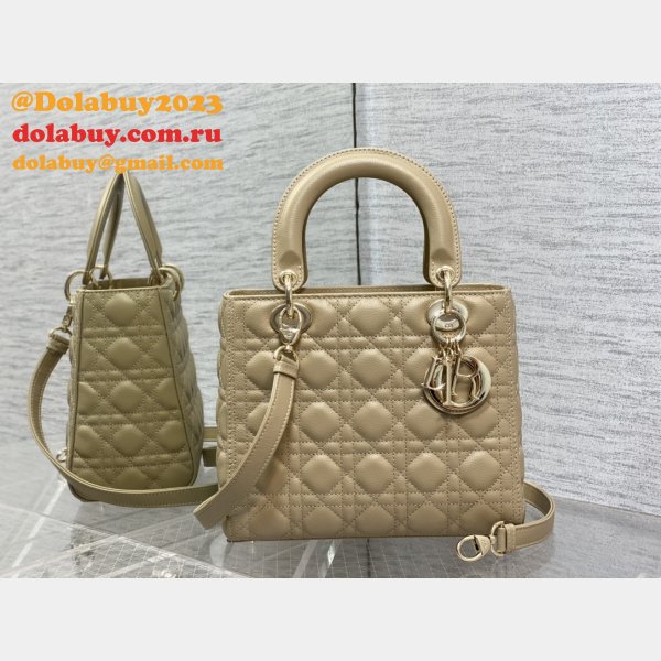 Wholesale DIOR lady 17/20/24CM calf togo leather bag