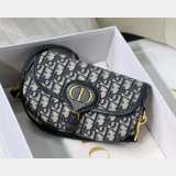 Replica Christian Dior Bobby East-West Blue Bag China Sale