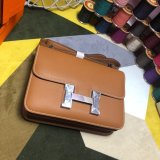 Hermes Constance Bag 23cm Epsom Leather Camel