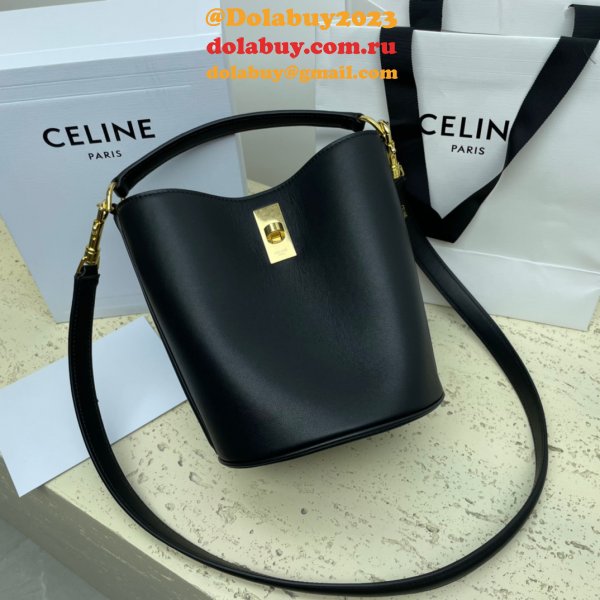 UK Celine Perfect Fake Quality Teen Bucket Triomphe Bag