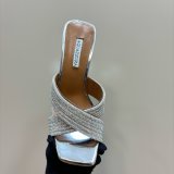 Wholesale AQUAZZURA 1:1 Mirror Rhinestone High-heeled Sandals