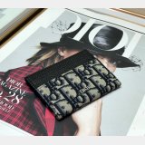 Replica Dior Oblique Jacquard Card Holder