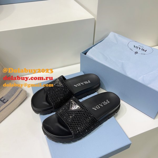 Our Dolabuy Webstore Prada Replica High Quality Flat Sandals