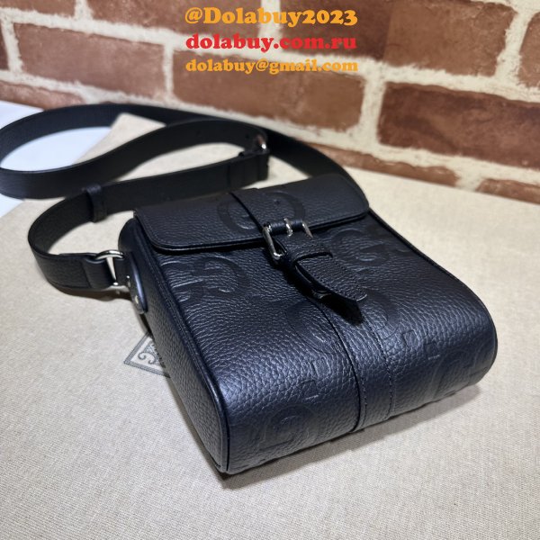 Jumbo GG 1:1 Mirror Messenger 760235 Gucci Replica Bag